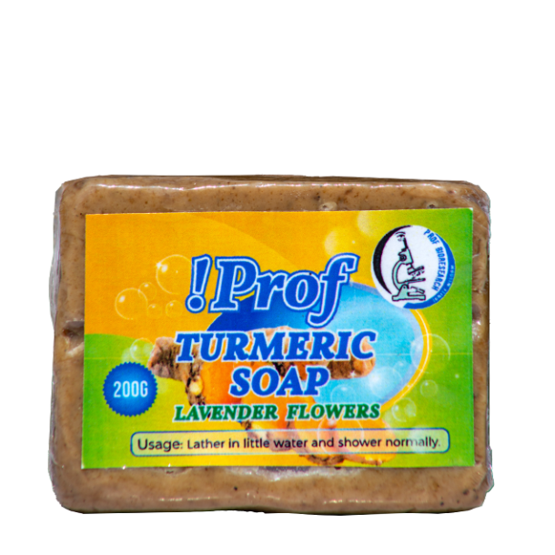 !Prof Turmeric Soap with Lavender Flowers